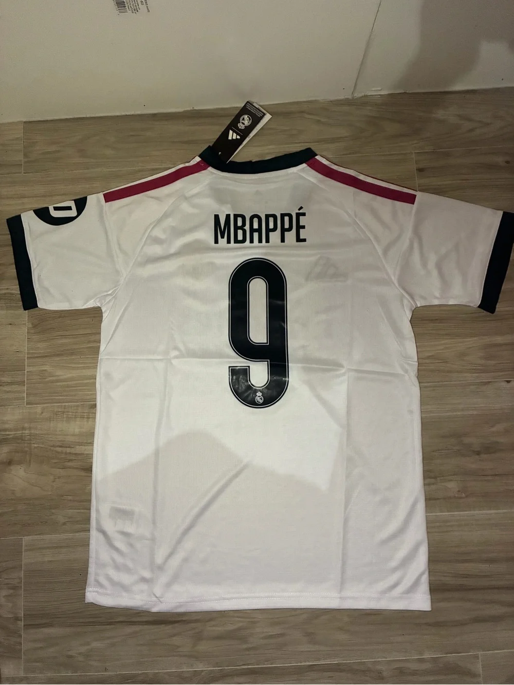Brand New Real Madrid Kylian Mbappé #9 Home Jersey